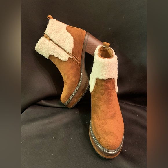 PIERRE DUMAS WOMEN'S SONATA 2 high ankle boots size 8 - Picture 1 of 9